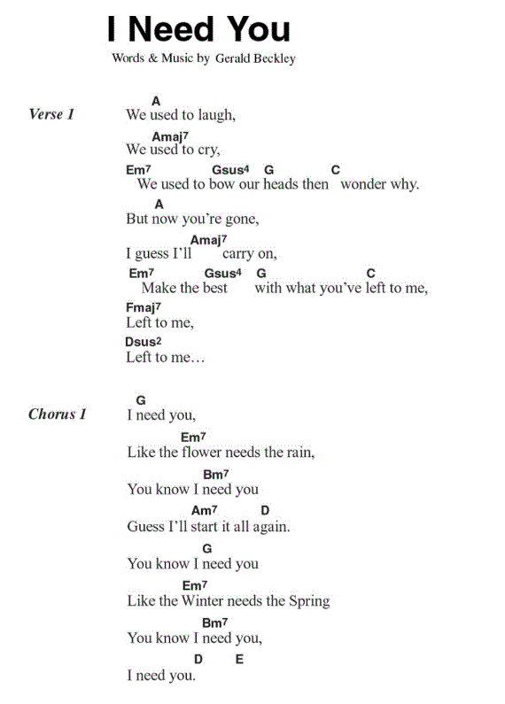 Sheet Music